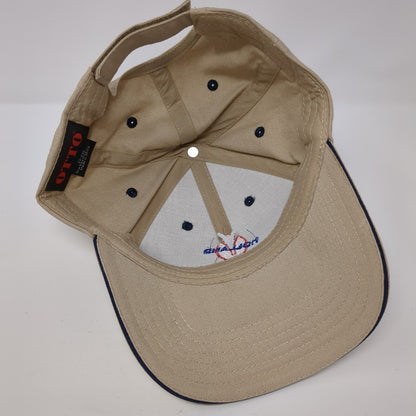 Holland Motor Homes Strapback Hat Tan One Size Adjustable Embroidered Otto