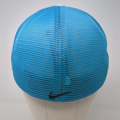 Nike Golf Fitted Mesh Back Hat Multi M/L Embroidered Swoosh 6 Panel