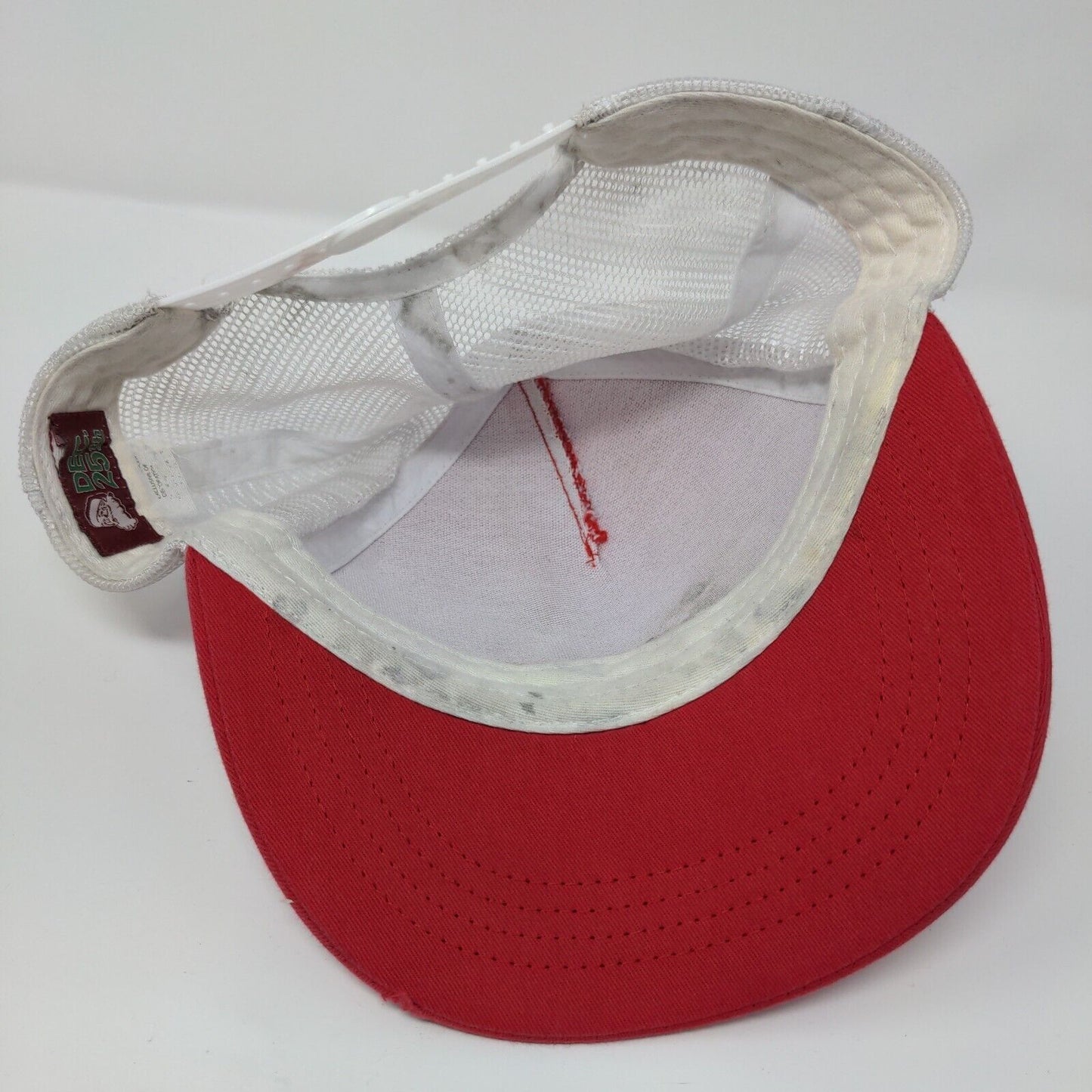 Merry Christmas Ya Filthy Animal Snapback Trucker Hat Red OSFA Mesh Back