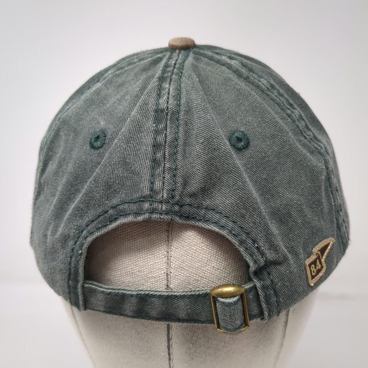 Blue 84 Baseball Cap Green Brown One Size Joseph Oregon Bear Patch Slideback hat