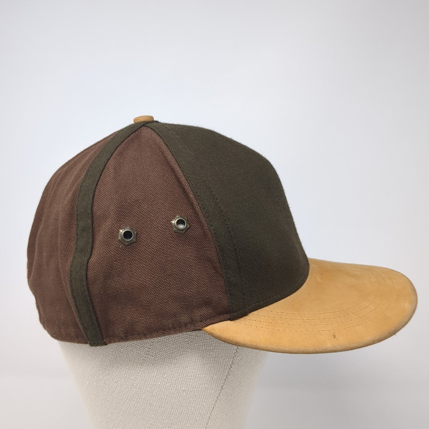Timberland Fitted Hat Brown 7 1/4 Embroidered Logo Colorblock Outdoor
