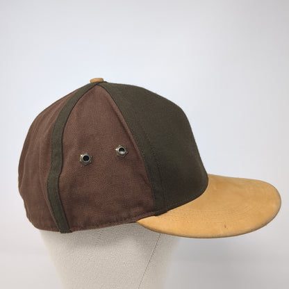 Timberland Fitted Hat Brown 7 1/4 Embroidered Logo Colorblock Outdoor