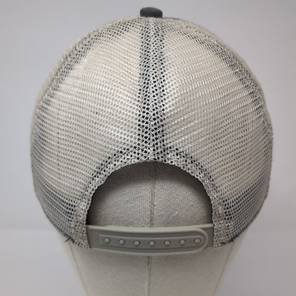 Home Crown Idaho Trucker Hat Gray OS Adjustable Embroidered Mesh Back George