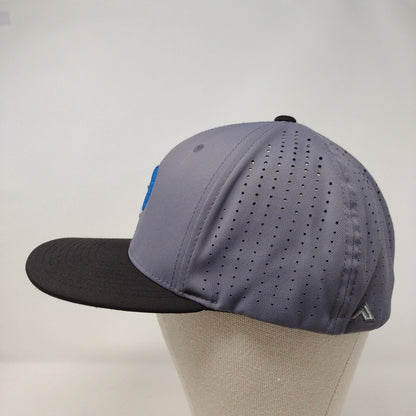 Ignite Fitted Hat Gray L-XL Embroidered Flexfit Laser Cut Perforated
