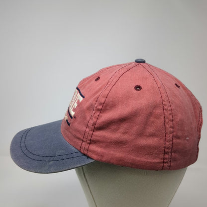 Maine Black Bears NCAA University Square Red One Size Cap Strapback Vintage