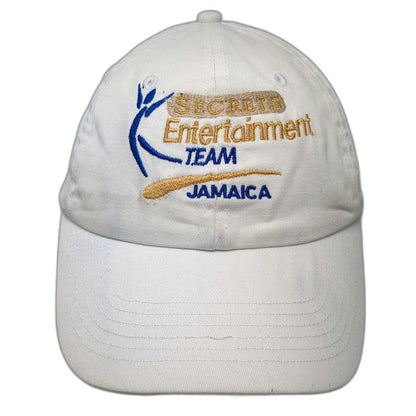 White One Size Baseball Cap Secrets Entertainment Team Jamaica Strapback Hat