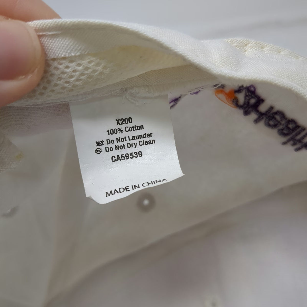 Cap America Baseball Cap White One Size Point32Health Logo Strapback Hat Cotton