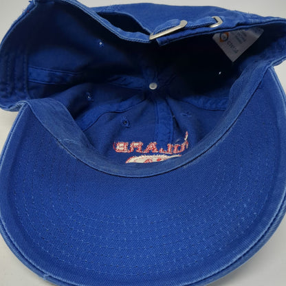 KNP Tulare California CA Blue One Size Baseball Cap Hat Red Slideback Strap