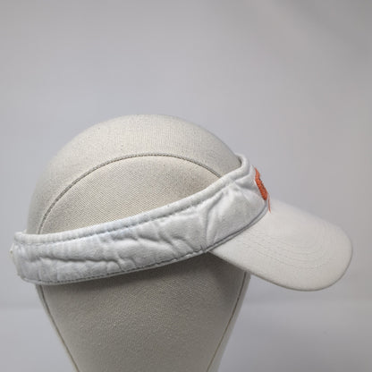 Jägermeister Sun Visor Cap White One Size Adjustable Strap Lightweight Cotton