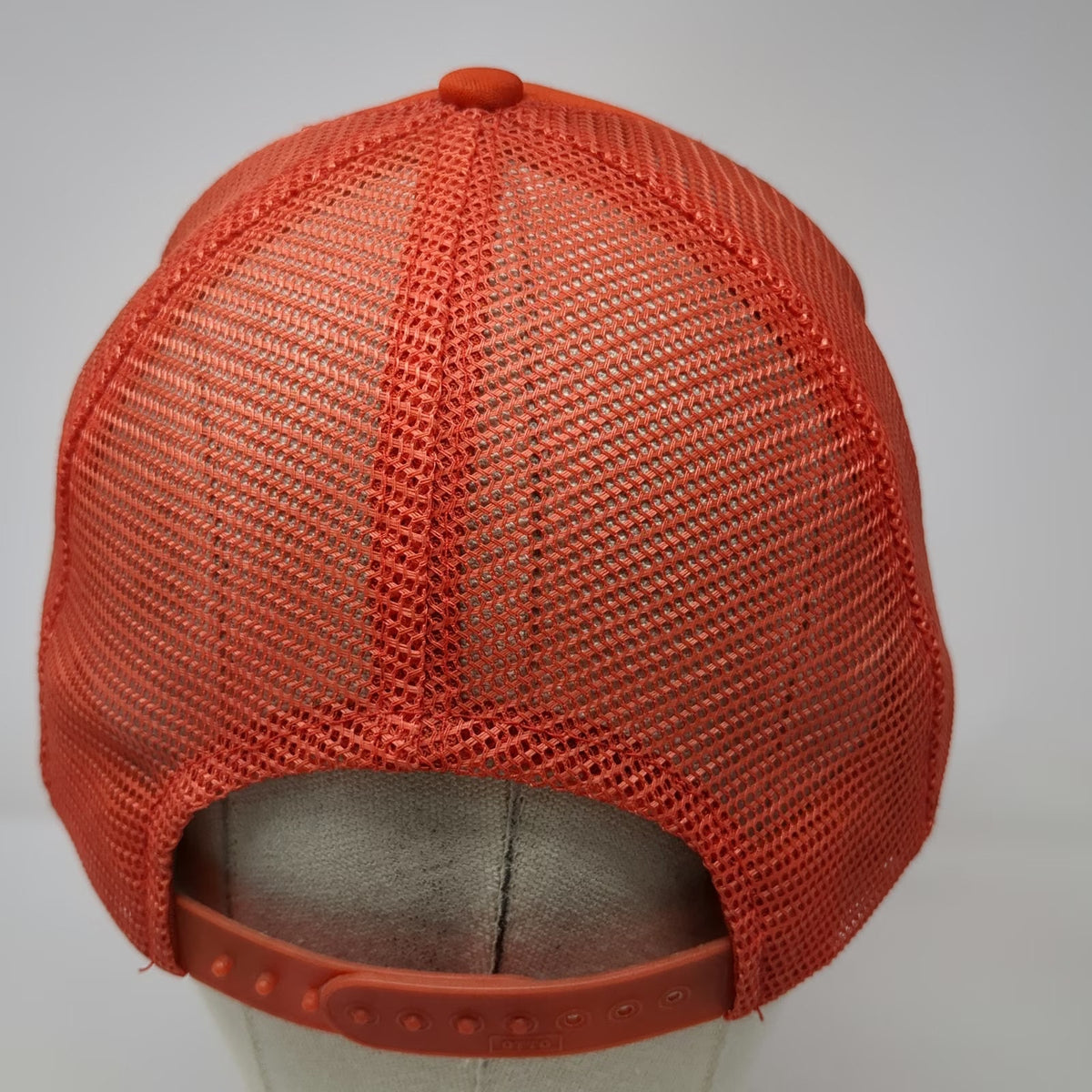 Otto Trucker Hat Orange One Size Mesh Back Snapback Rope Mr Slip Character Hat