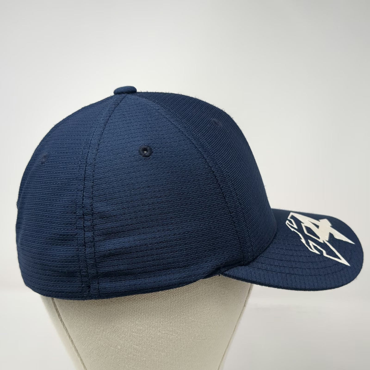 Flexfit Baseball Cap Blue One Size Voodoo Graphic Textured Fitted Stretch Hat