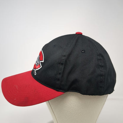 Carolina Mudcats MiLB Outdoor Cap Snapback Black Red One Size Logo Hat Two Tone