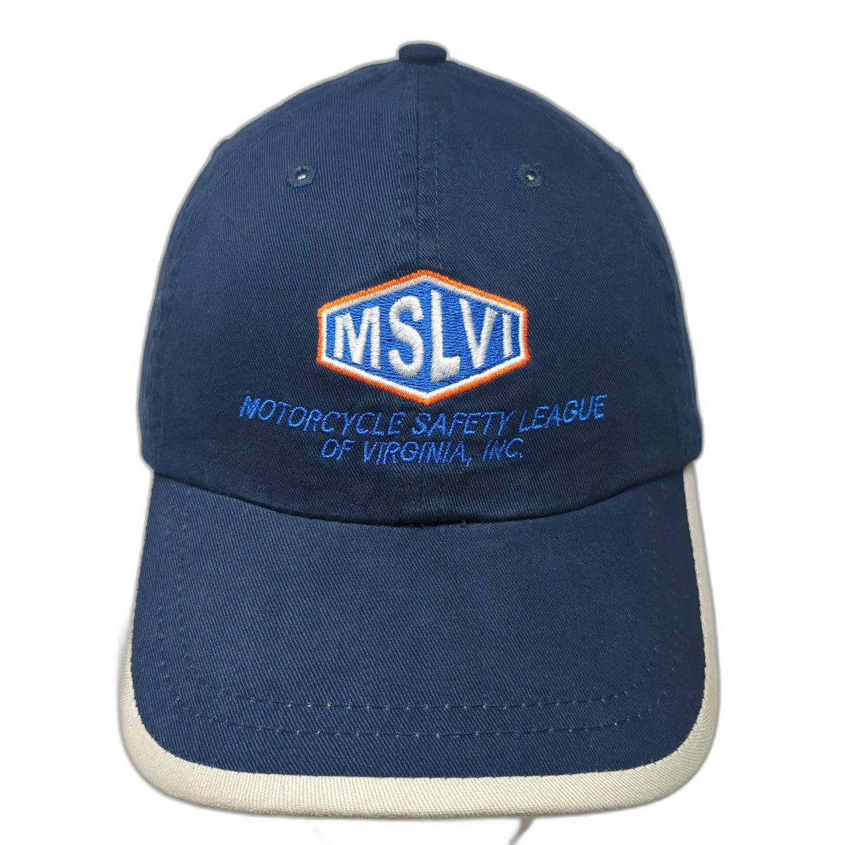 Queensboro Shirt Company Baseball Cap Blue One Size MSLVI Motorcycle Safety Hat