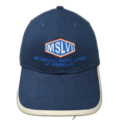 Queensboro Shirt Company Baseball Cap Blue One Size MSLVI Motorcycle Safety Hat