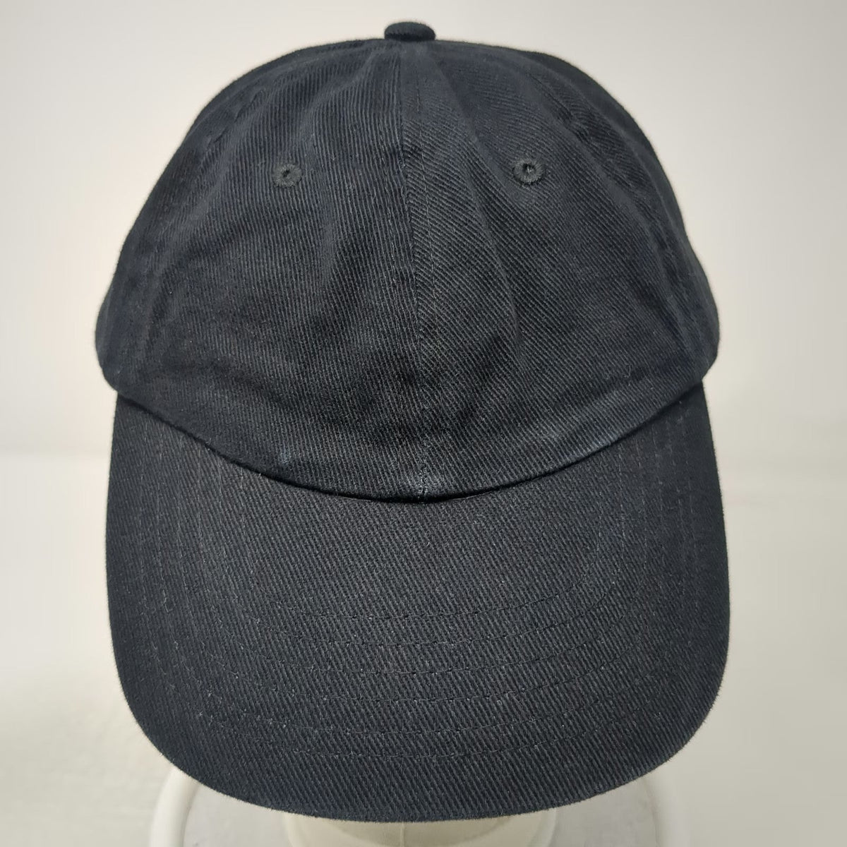 Chef Works Baseball Cap Black One Size Strapback Adjustable Solid Cotton Hat