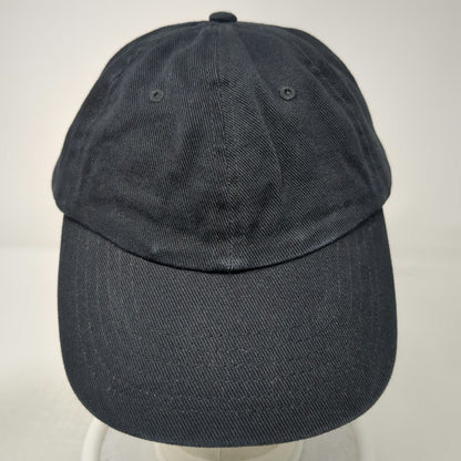 Chef Works Baseball Cap Black One Size Strapback Adjustable Solid Cotton Hat