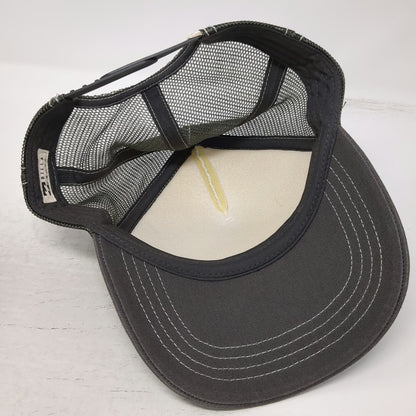 Billabong Trucker Hat Gray One Size California Love Bear Mesh Snapback Surf