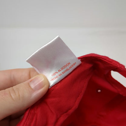 Cobra Caps 5 Panel Red One Size Rope USA Flag LaGue Inns Vermont Snapback Hat