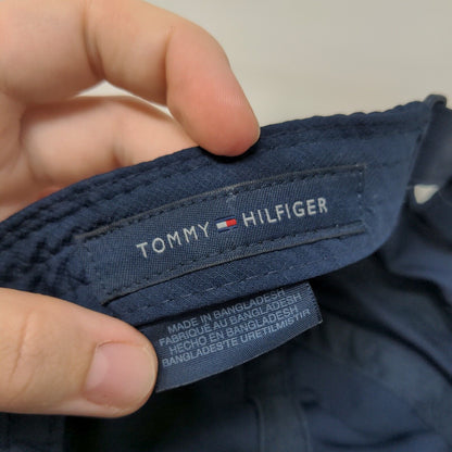 Tommy Hilfiger Strapback Hat Blue One Size Adjustable Embroidered 6 Panel
