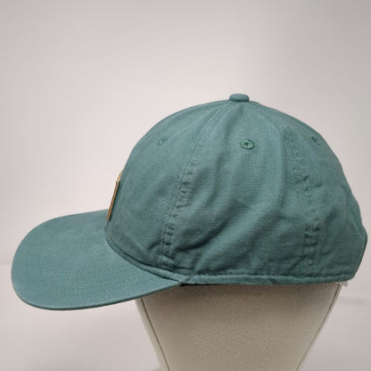 Carhartt Baseball Cap Green One Size Strapback Canvas Logo Patch Branded hat