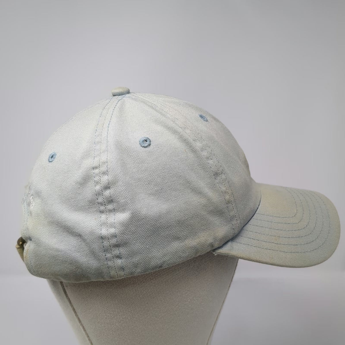 Vineyard Vines Baseball Cap Blue One Size NRB Side Logo Cotton Slideback Hat