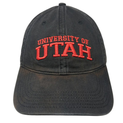 Legacy University of Utah NCAA Baseball Cap Black One Size Cotton Slideback Hat