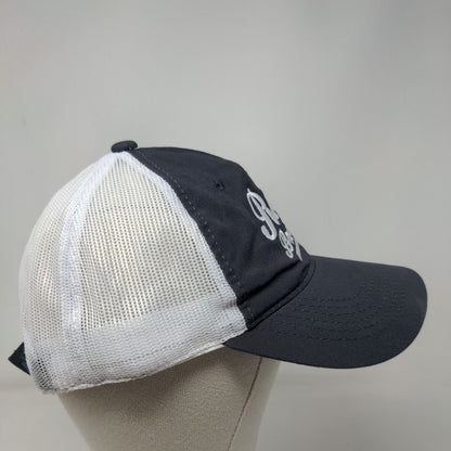Rock Brothers Strapback Mesh Back Trucker Hat Blue OSFM Outdoor Cap