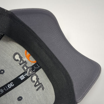 Caracal Fitted Baseball Cap Gray XL Lightweight Embroidered 39Thirty New Era