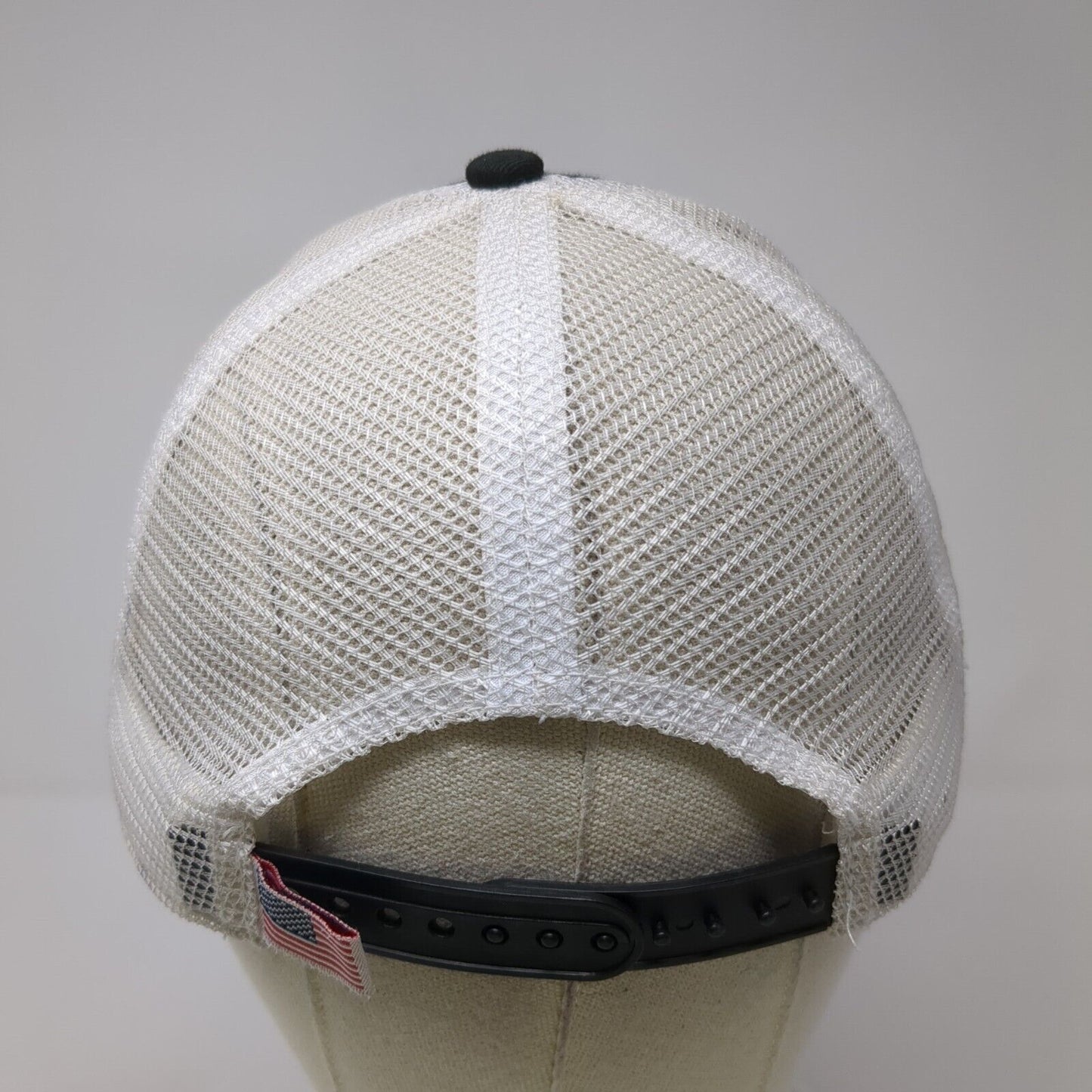 Texas Stress Inc. Snapback Trucker Hat Black One Size Mesh Back Outdoor