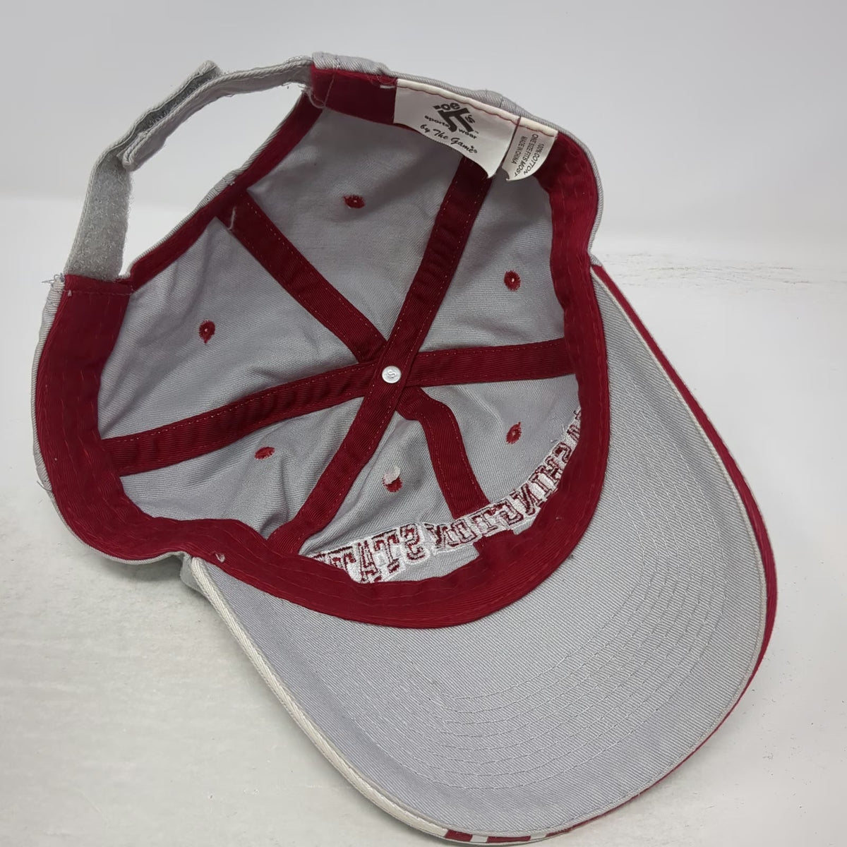Joe's Sports Wear Washington State Cougars NCAA Gray One Size Cap Hat Strapback