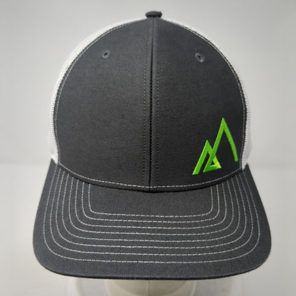 Empire Logo Snapback Mesh Back Trucker Hat Gray One Size Adjustable