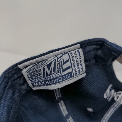 NP Pilgrims Premium Snapback Hat Blue OSFA Adjustable Embroidered Max Headgear