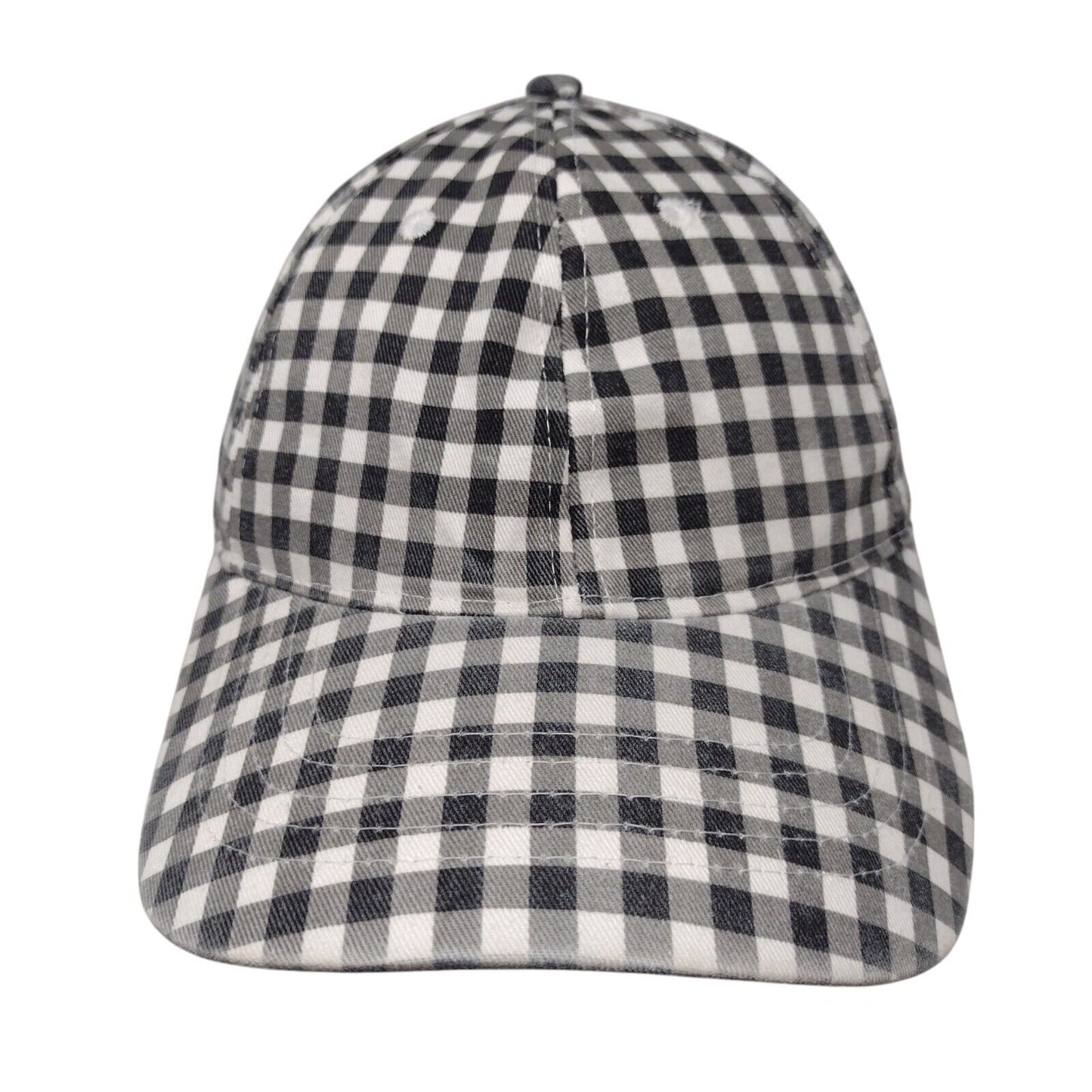 Unbranded Strapback Hat Multi OSFM Check Plaid Gingham Adjustable