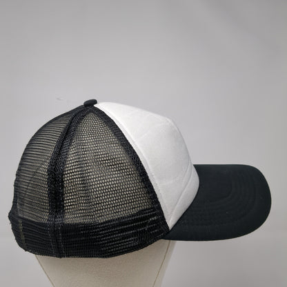 Unbranded Snapback Mesh Back Foam Trucker Hat Blank Distressed Cotton Blend