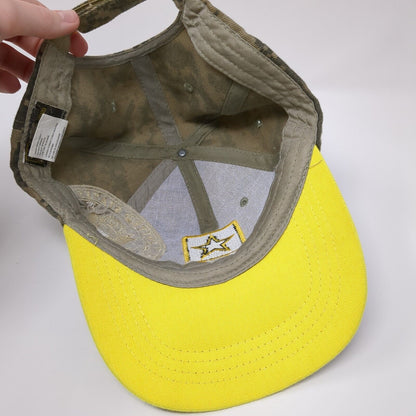 US Army Strapback Hat Camouflage One Size Adjustable Embroidered Patriotic