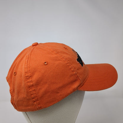 Rock-N-Roll Outlaw Whisky River Charlotte Strapback Hat Orange OS Adjustable