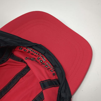 Royal Robbins 5 Panel Red Hat One Size Nylon Side Zipper Pocket Strapback Hiking