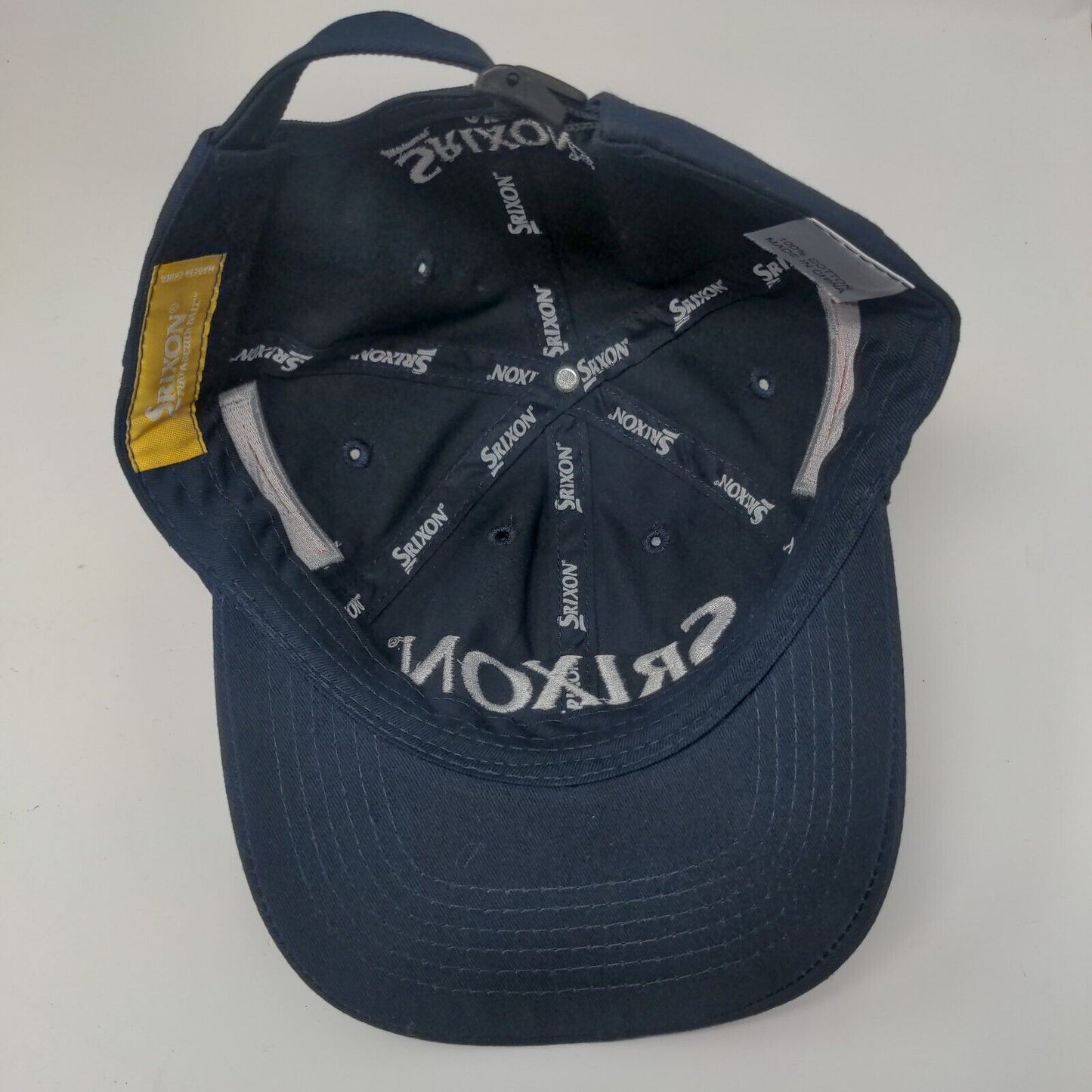 Srixon Z Star Slideback Hat Blue Embroidered Logo Golf 100% Cotton Adjustable