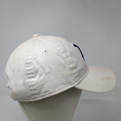 New Era MLB Los Angeles Dodgers Baseball Cap White Blue One Size Slideback Hat