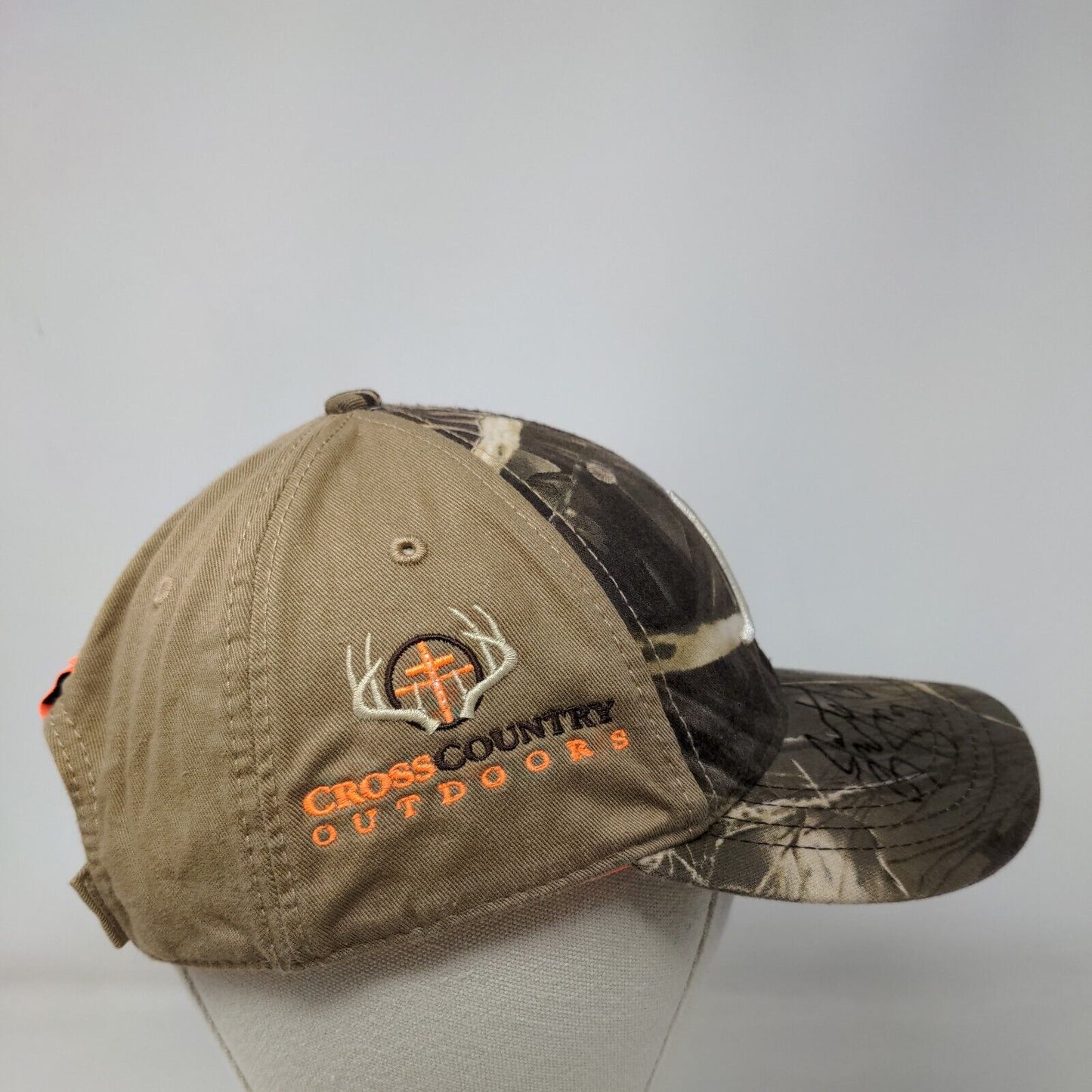 JC Strapback Hat Camo One Size Embroidered Adjustable Dri-Duck
