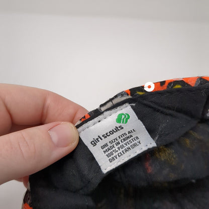 Girl Scouts Snapback Hat Multicolor OS Adjustable Embroidered Colorful Sequin