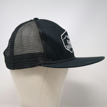 Big Accessories Trucker Hat Black One Size Snapback Fund My Challenge FMC Patch