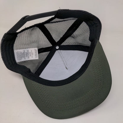 Explore Snapback Trucker Hat Green One Size Adjustable Mesh Back Patch Logo