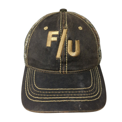 F/U Strapback Hat Camouflage OSFA Embroidered Hunting Port Authority