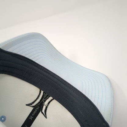 Hurley Logo Fitted Hat Blue S-M Embroidered Flexfit Yupoong 6 Panel