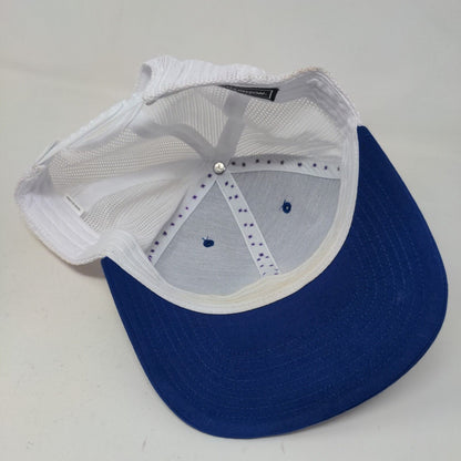 Richardson Men's Snapback Mesh Back Hat Blue White Blank Style 112