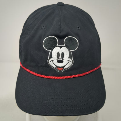 Bioworld 5 Panel Black One Size Mickey Mouse Red Rope Snapback Disney Hat