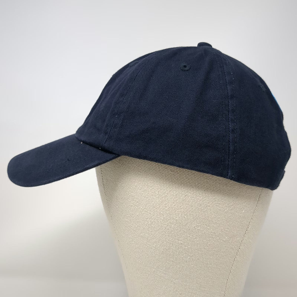 Salesforce Lightning Bolt Blue Baseball Cap Hat OSFM Adjustable Cotton Slideback