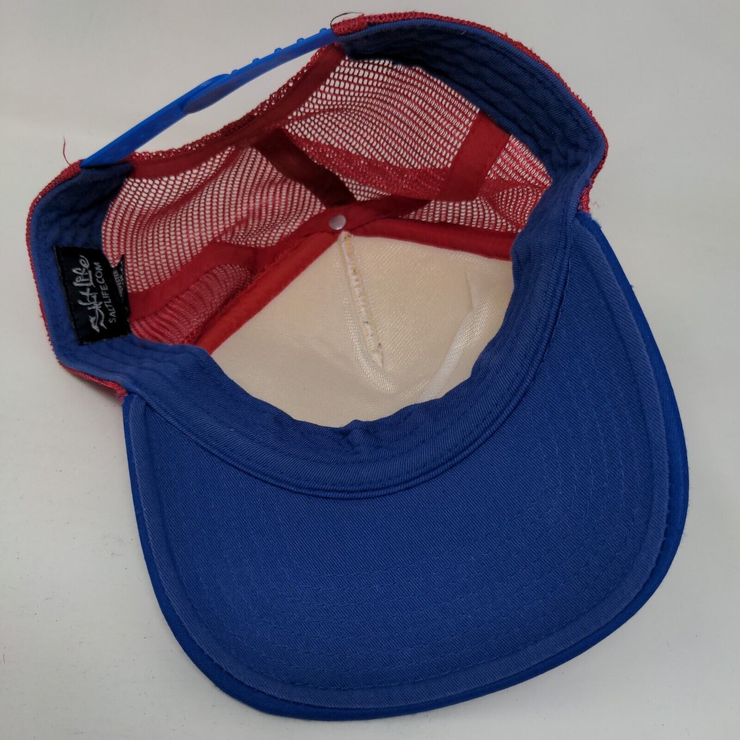 Salt Life Snapback Trucker Hat Multicolor OSFM Adjustable Mesh Back Polyester