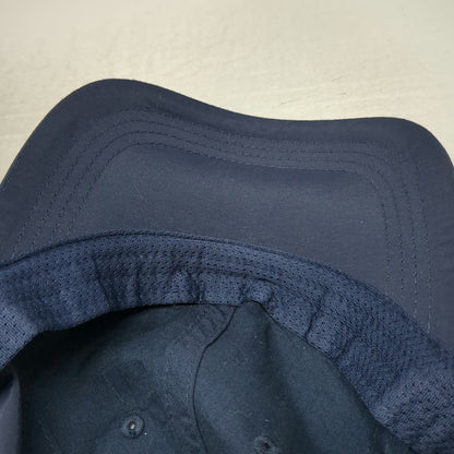 Gaiam Baseball Cap Blue One Size Slideback Hat Performance Fabric Side Logo
